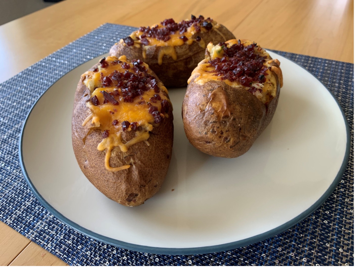 Twice Baked Jerky Potatoes